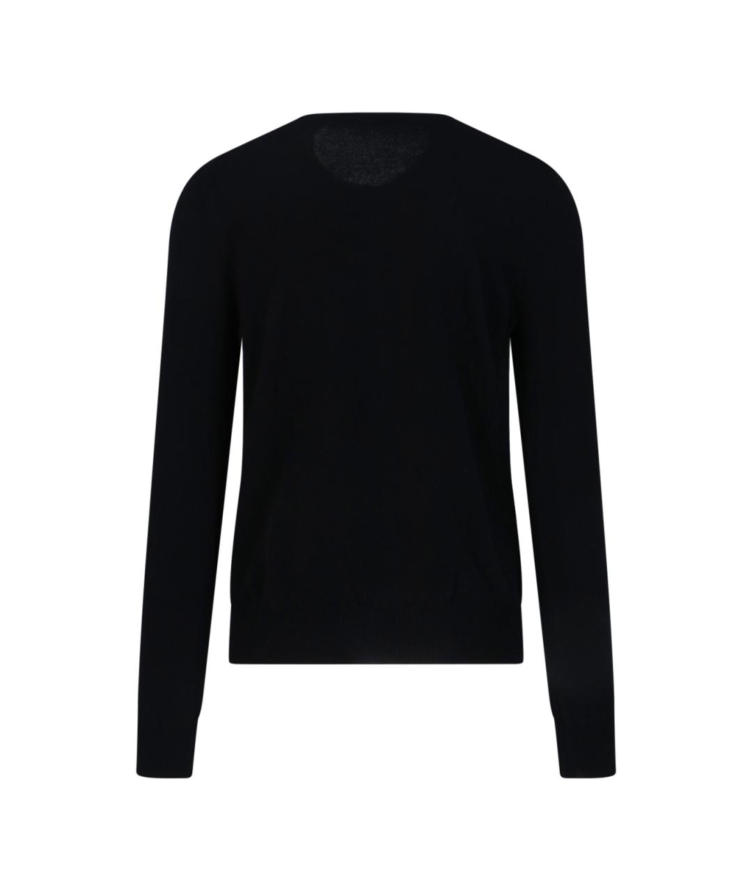 COMME DES GARÇONS PLAY Черный шерстяной кардиган, фото 2