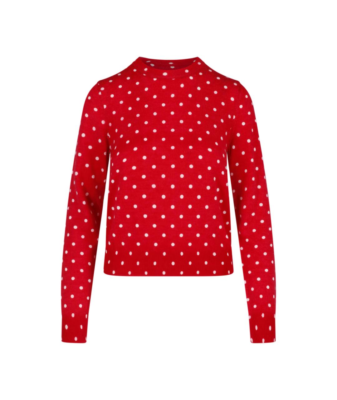 COMME DES GARÇONS Красный шерстяной джемпер / свитер, фото 1