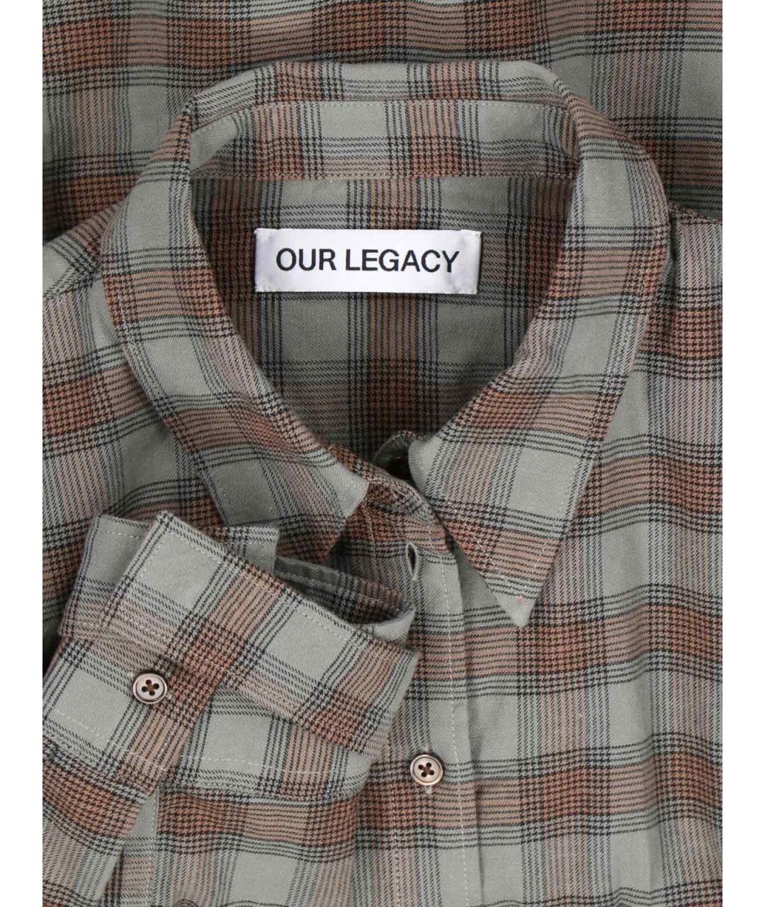 OUR LEGACY Мульти хлопковая рубашка, фото 3