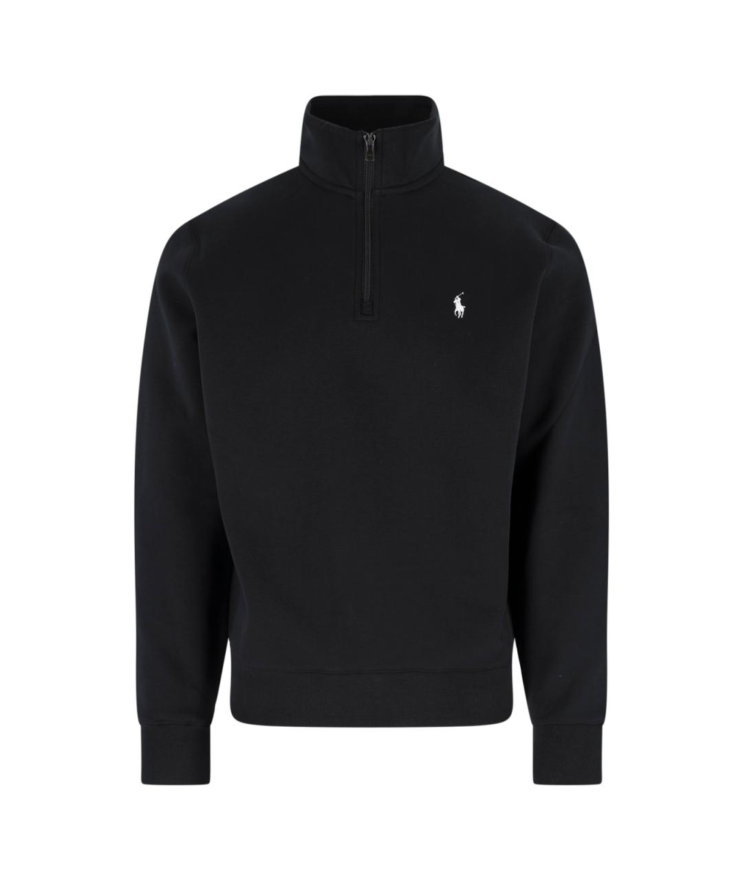 POLO RALPH LAUREN Черный хлопковый джемпер / свитер, фото 1