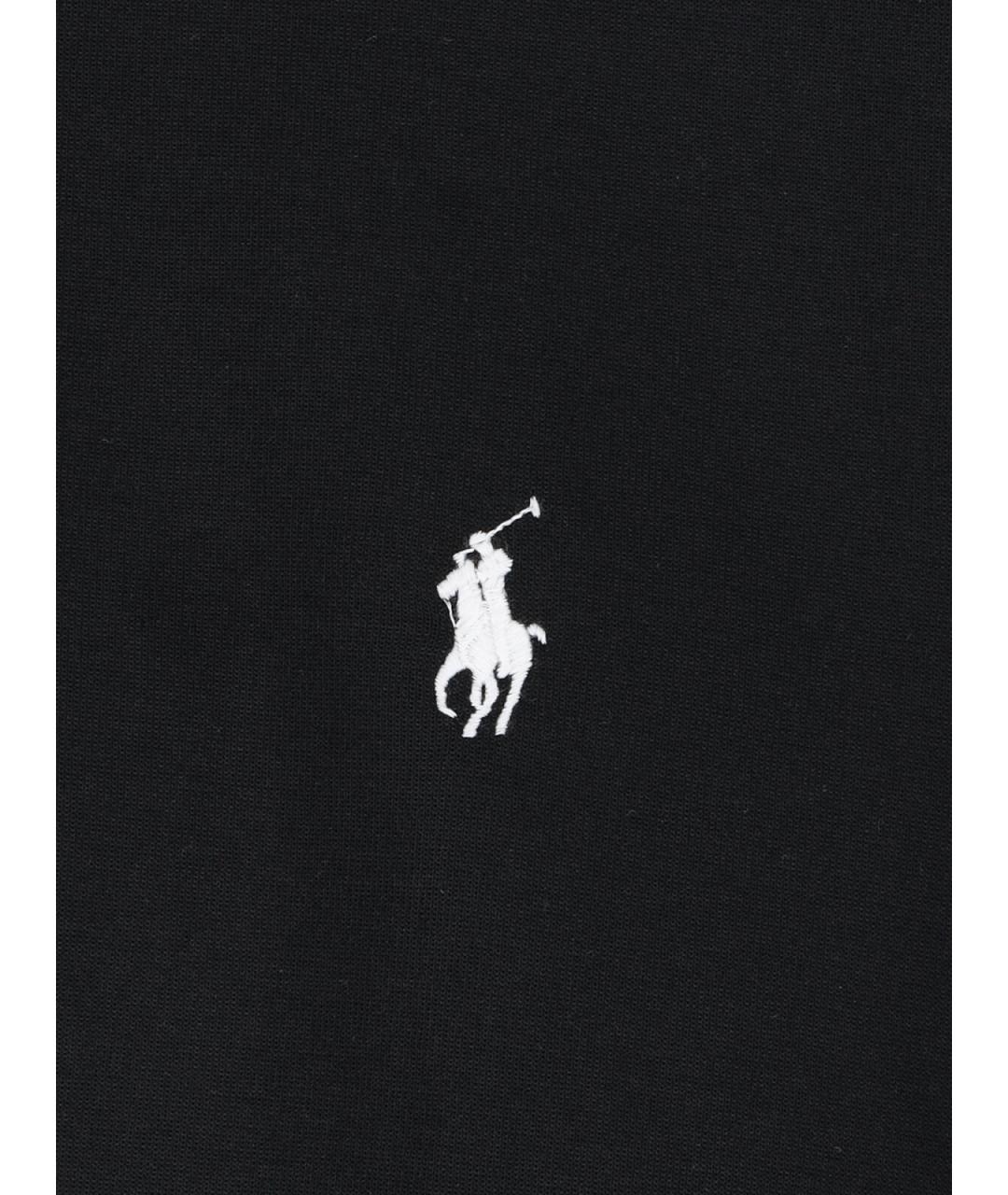POLO RALPH LAUREN Черный хлопковый джемпер / свитер, фото 3