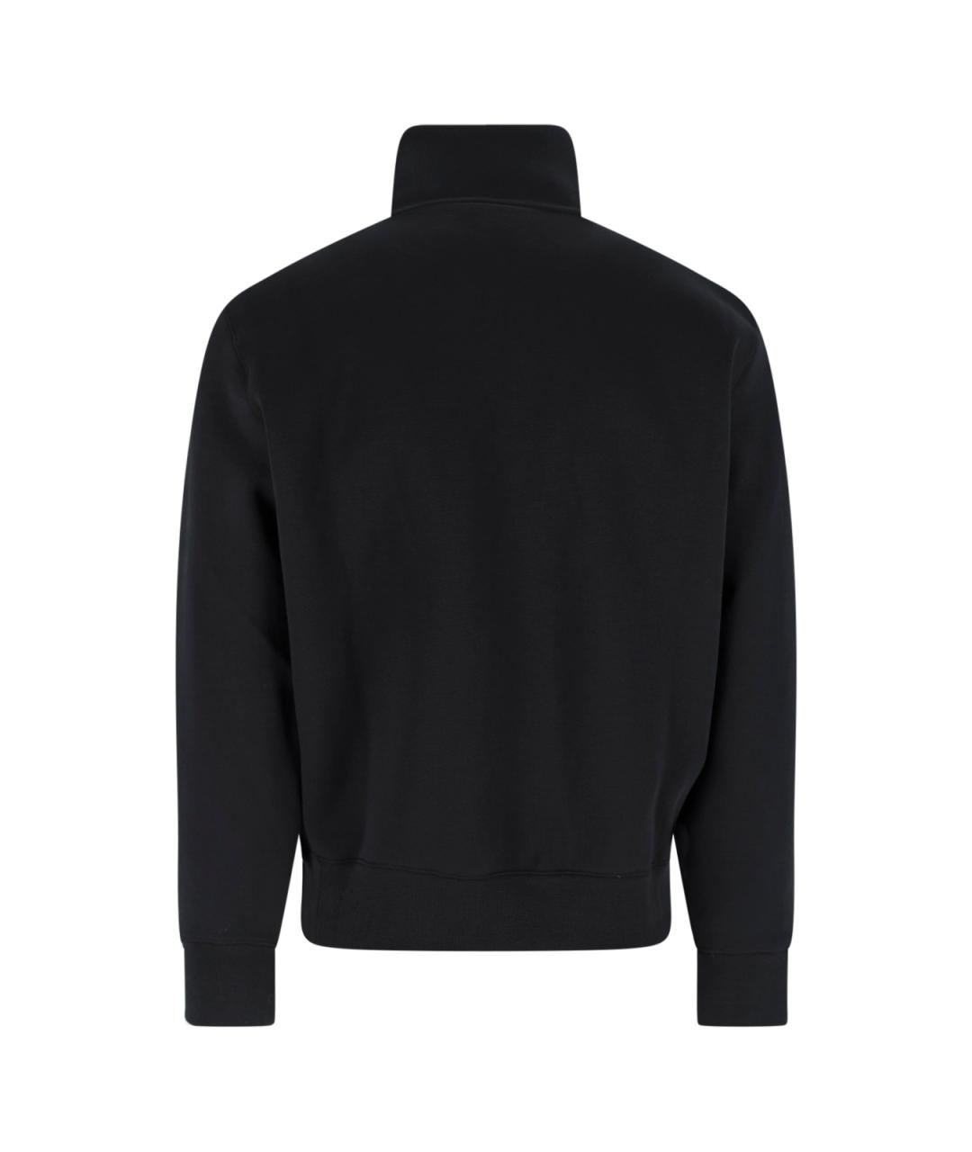 POLO RALPH LAUREN Черный хлопковый джемпер / свитер, фото 2