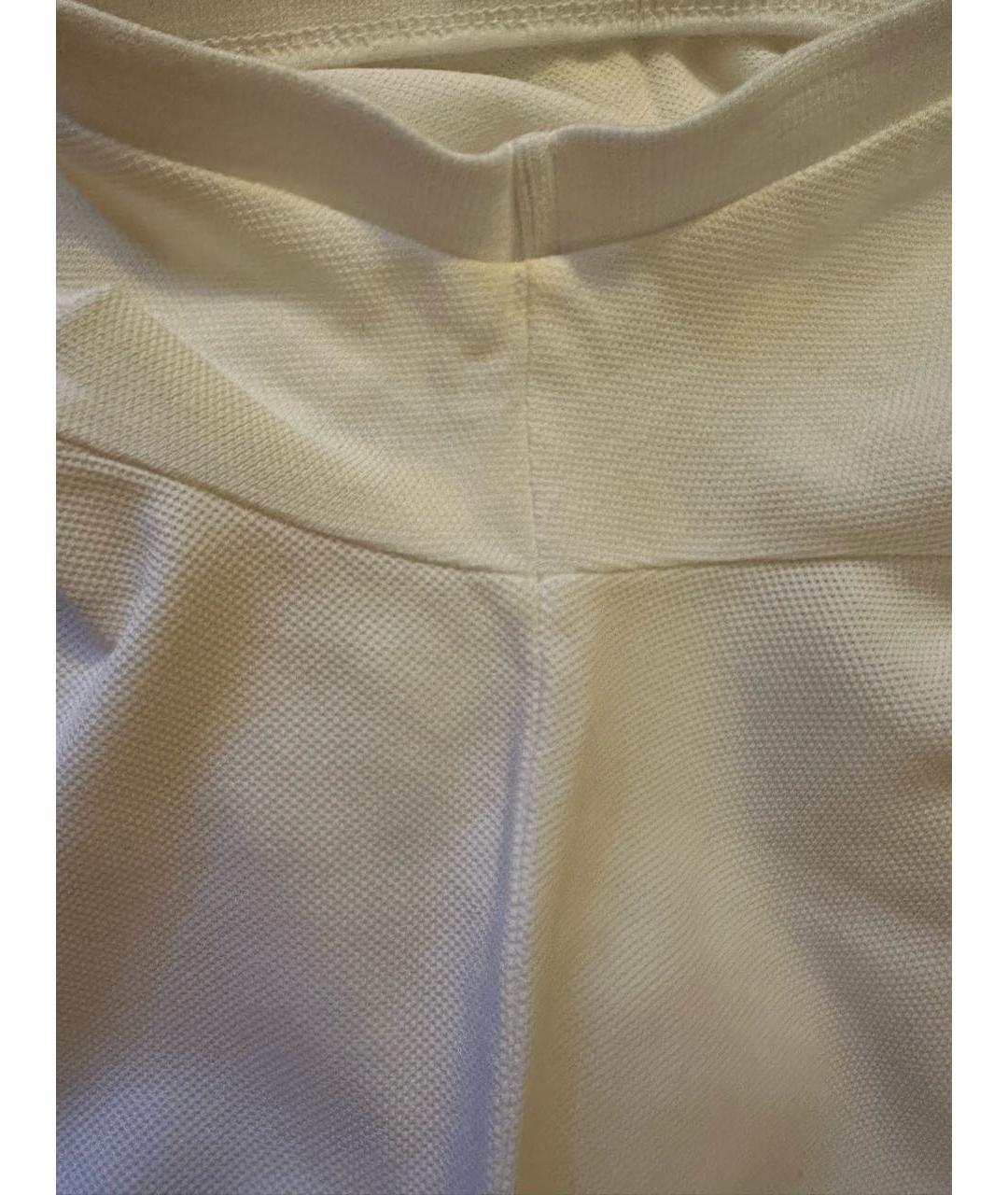 MONCLER Белое хлопковое поло с коротким рукавом, фото 6