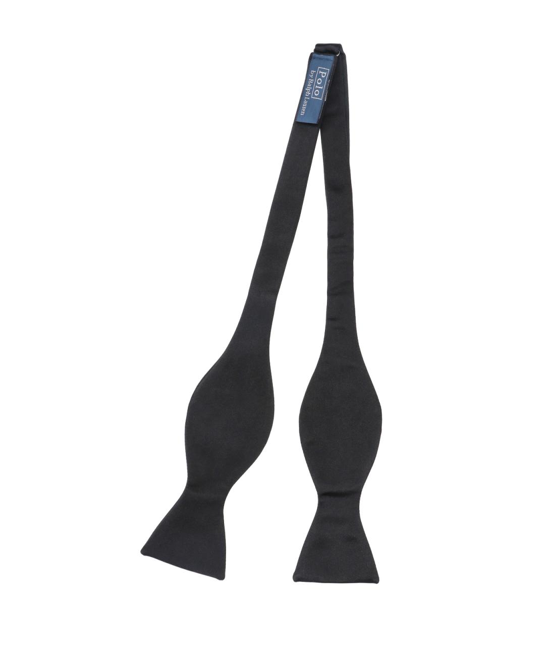 POLO RALPH LAUREN Черный шелковый галстук, фото 2