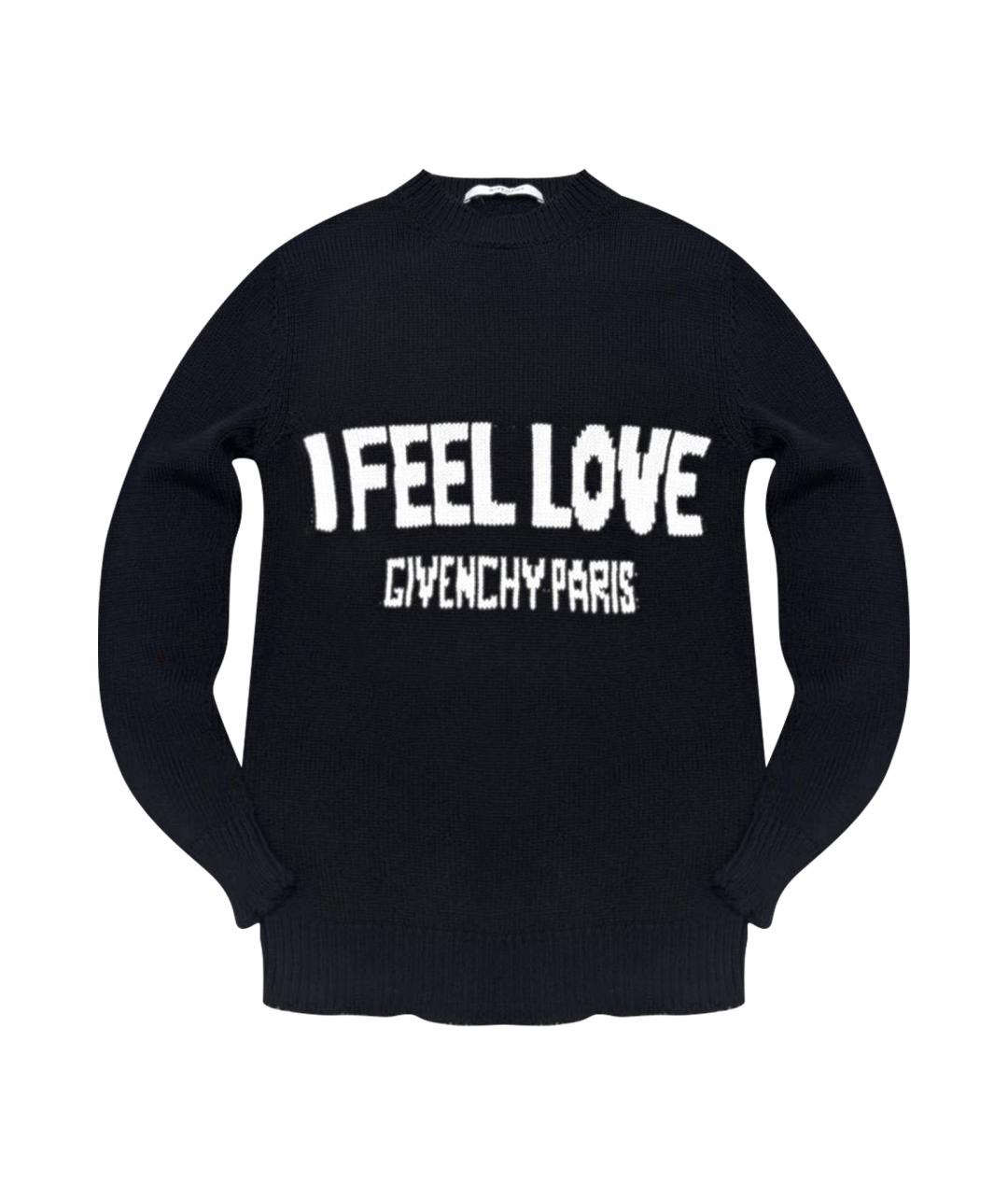 GIVENCHY Черный хлопковый джемпер / свитер, фото 1