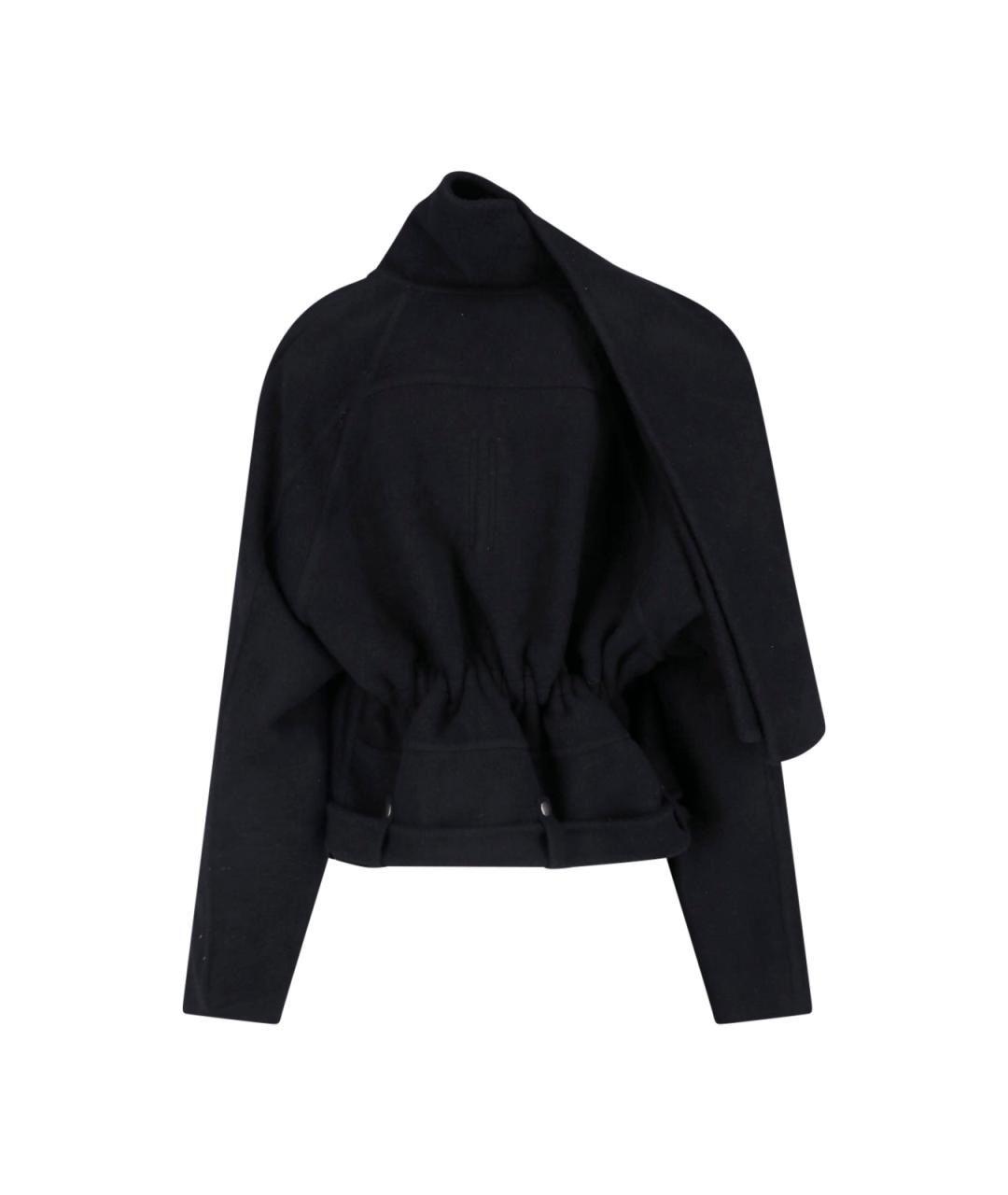 RICK OWENS Черная кашемировая куртка, фото 2