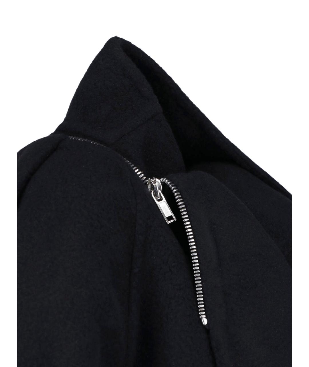 RICK OWENS Черная кашемировая куртка, фото 3