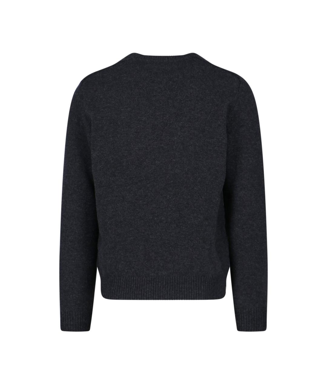 CELINE Серый шерстяной джемпер / свитер, фото 2