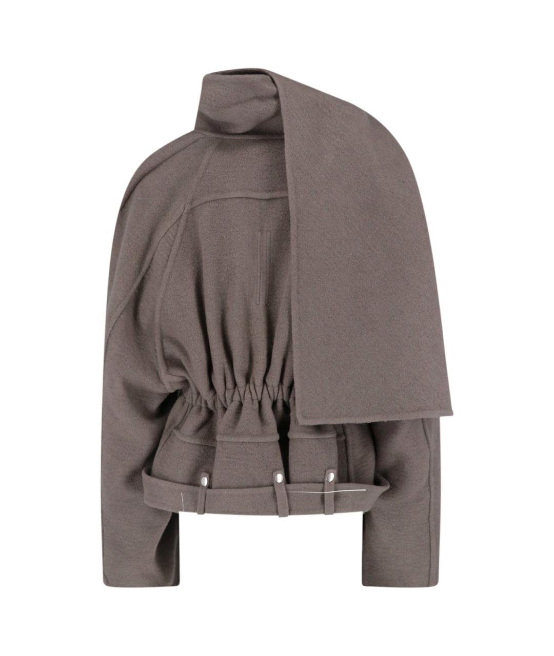 RICK OWENS Мульти кашемировая куртка, фото 2