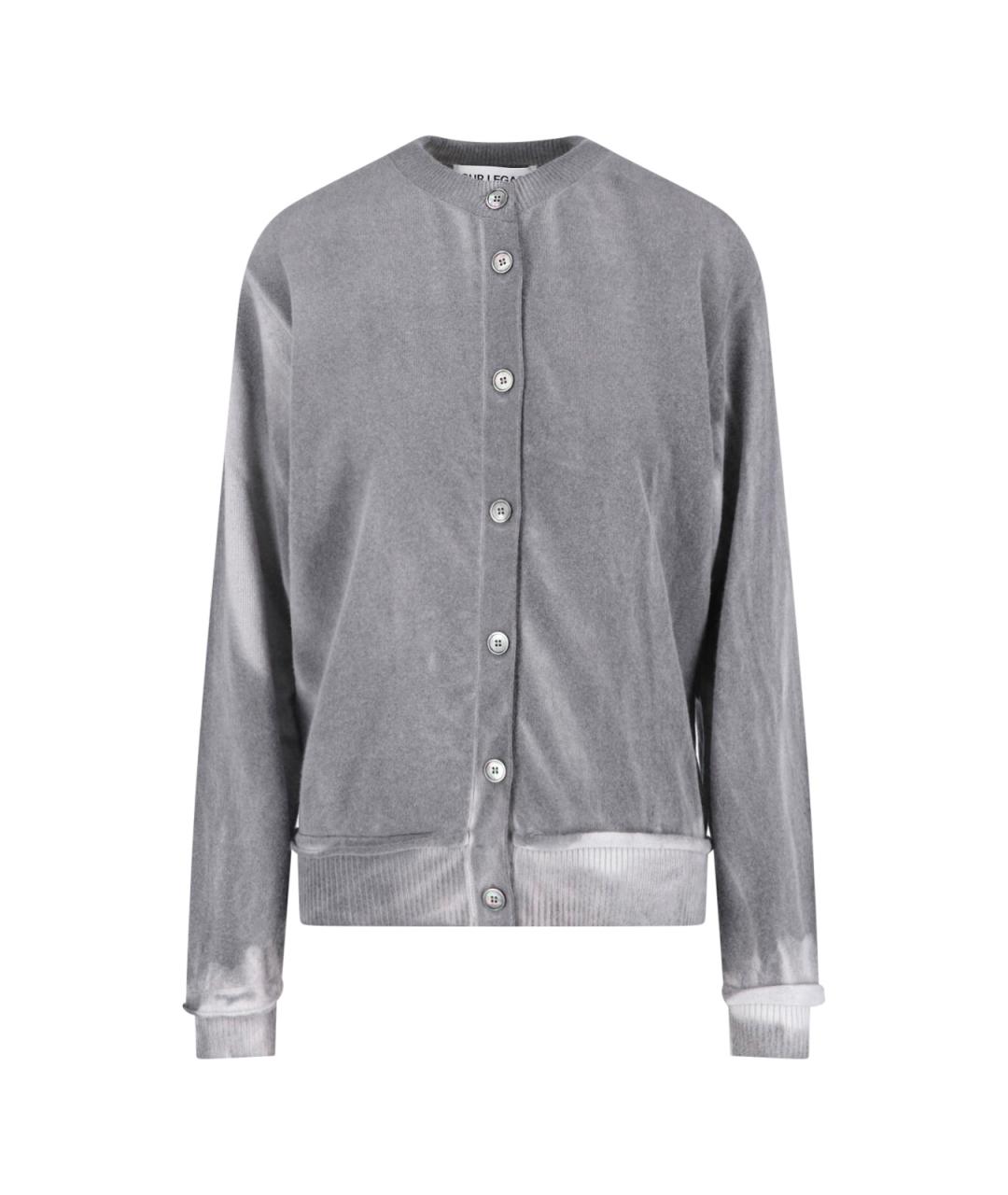OUR LEGACY Серый шерстяной кардиган, фото 1