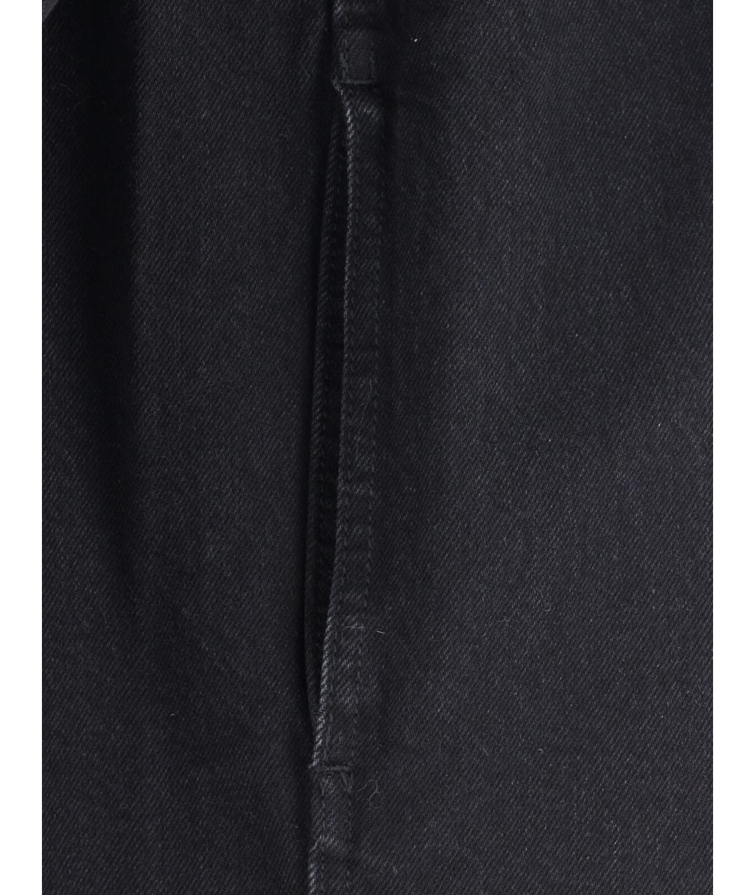 entire studios Черная хлопковая кэжуал рубашка, фото 3