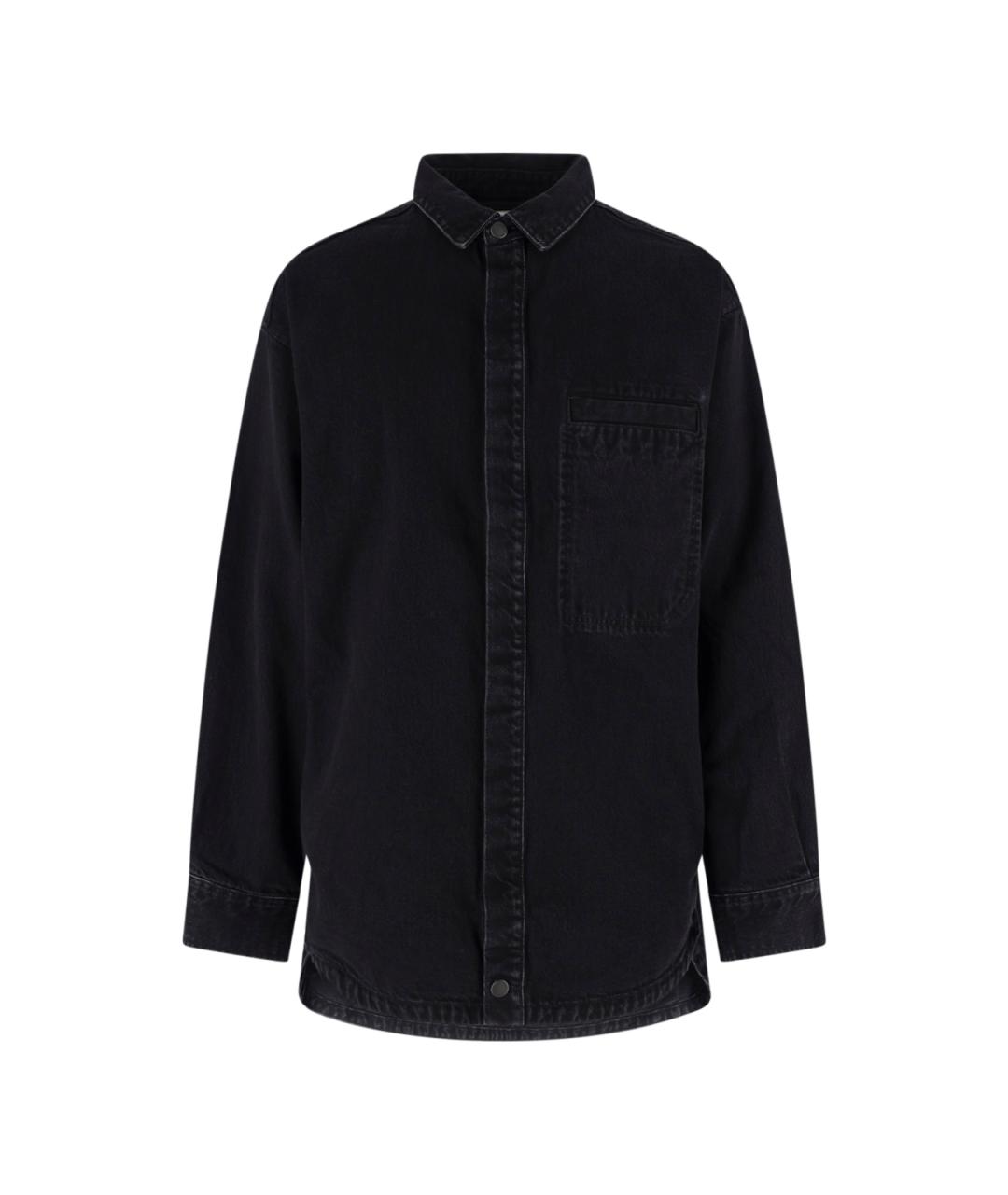 entire studios Черная хлопковая кэжуал рубашка, фото 1