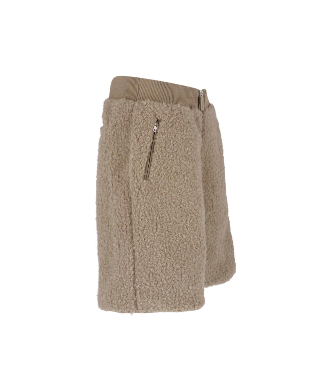 entire studios Коричневые полиэстеровые шорты, фото 3