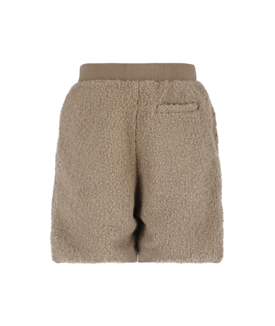 entire studios Коричневые полиэстеровые шорты, фото 2