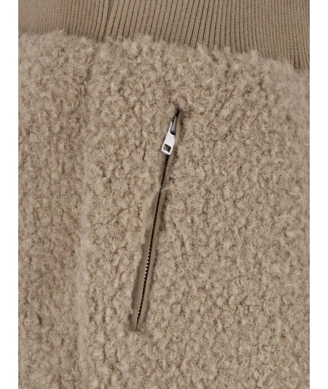 entire studios Коричневые полиэстеровые шорты, фото 4