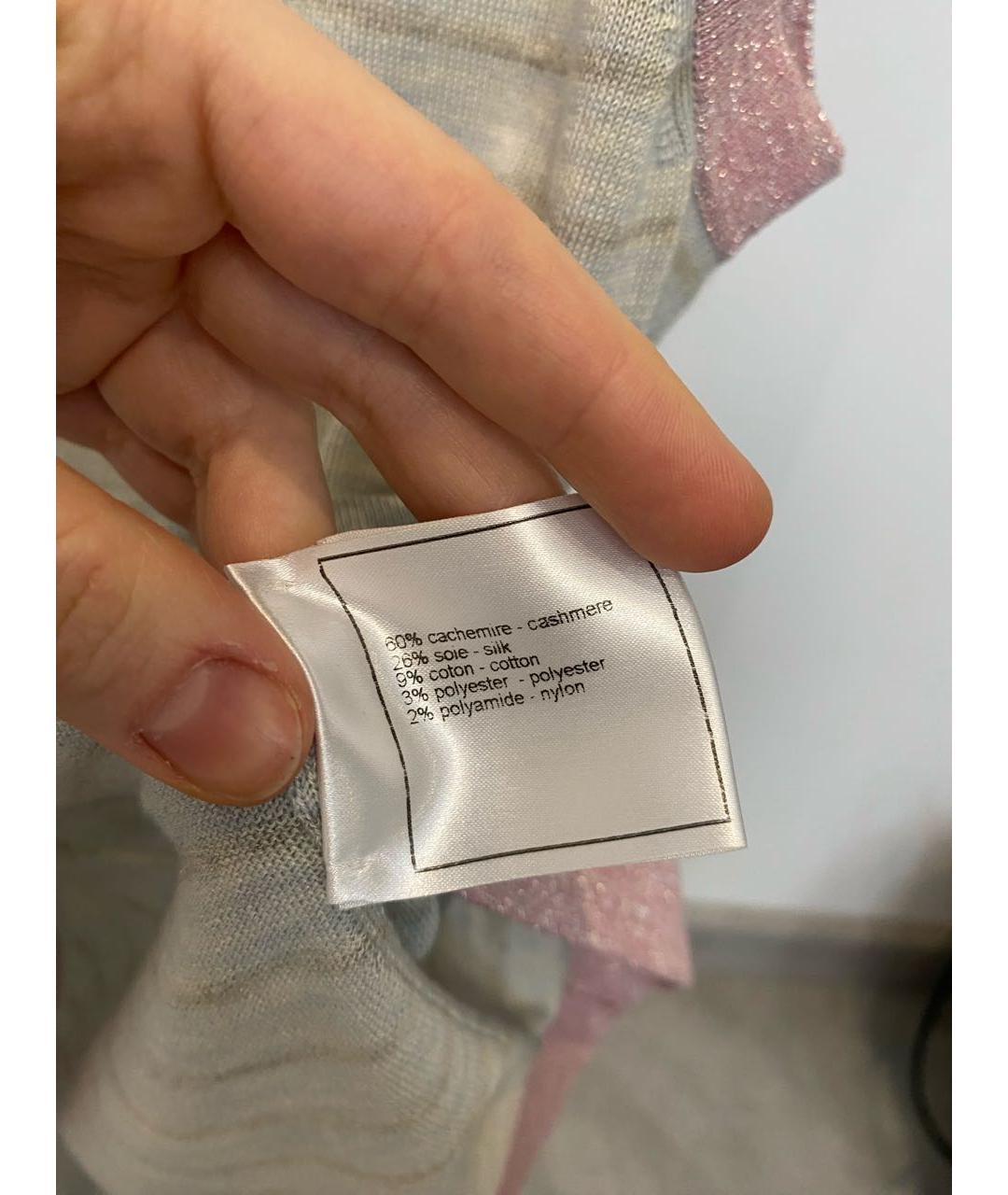 CHANEL Мульти кашемировая майка, фото 5