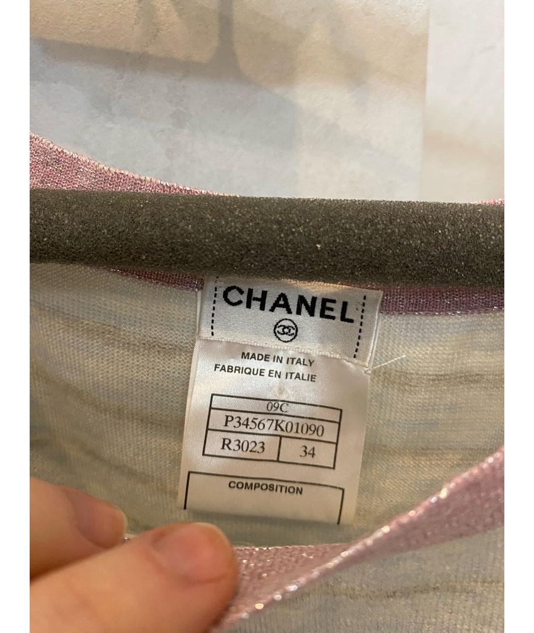 CHANEL Мульти кашемировая майка, фото 3