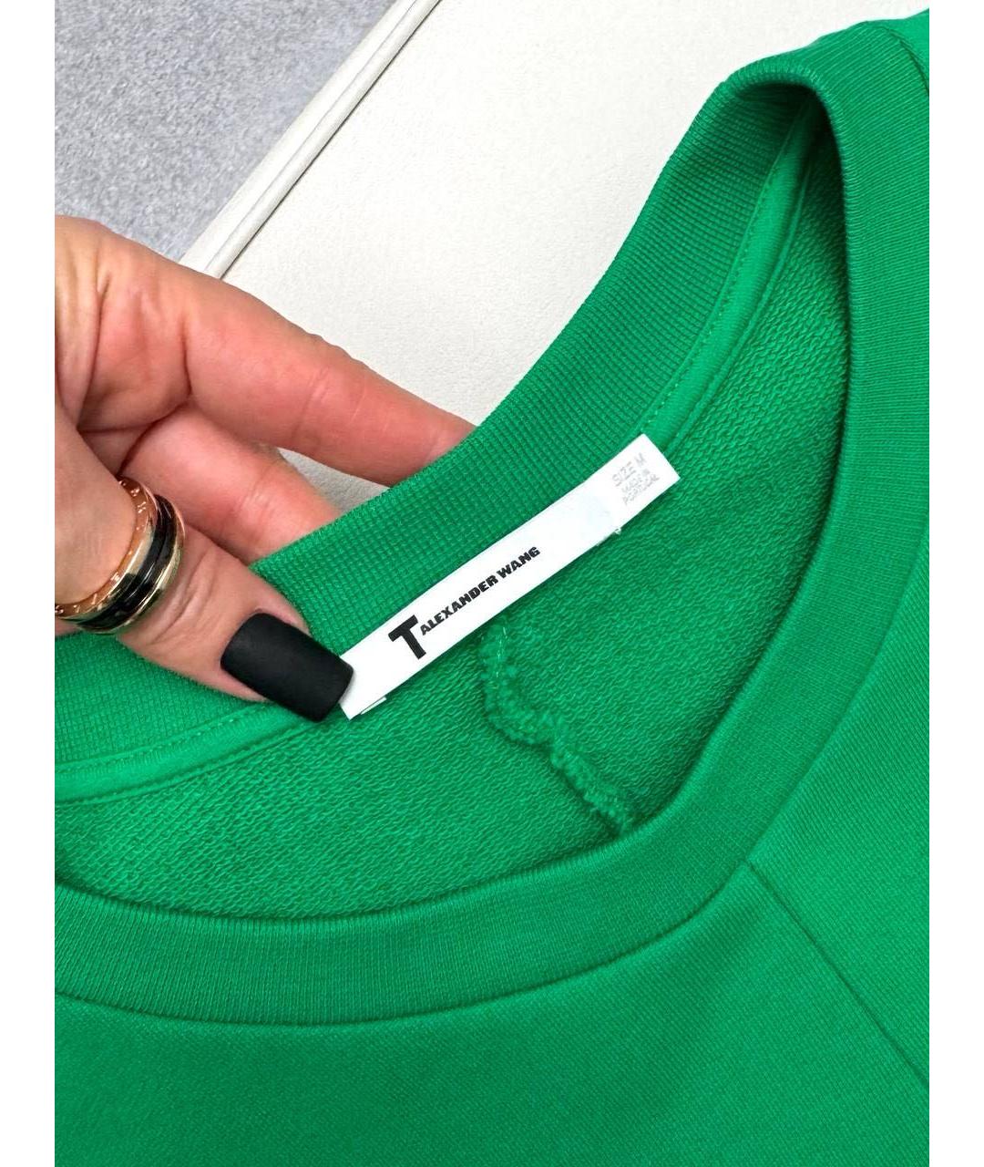 ALEXANDER WANG Зеленый хлопковый костюм с брюками, фото 4