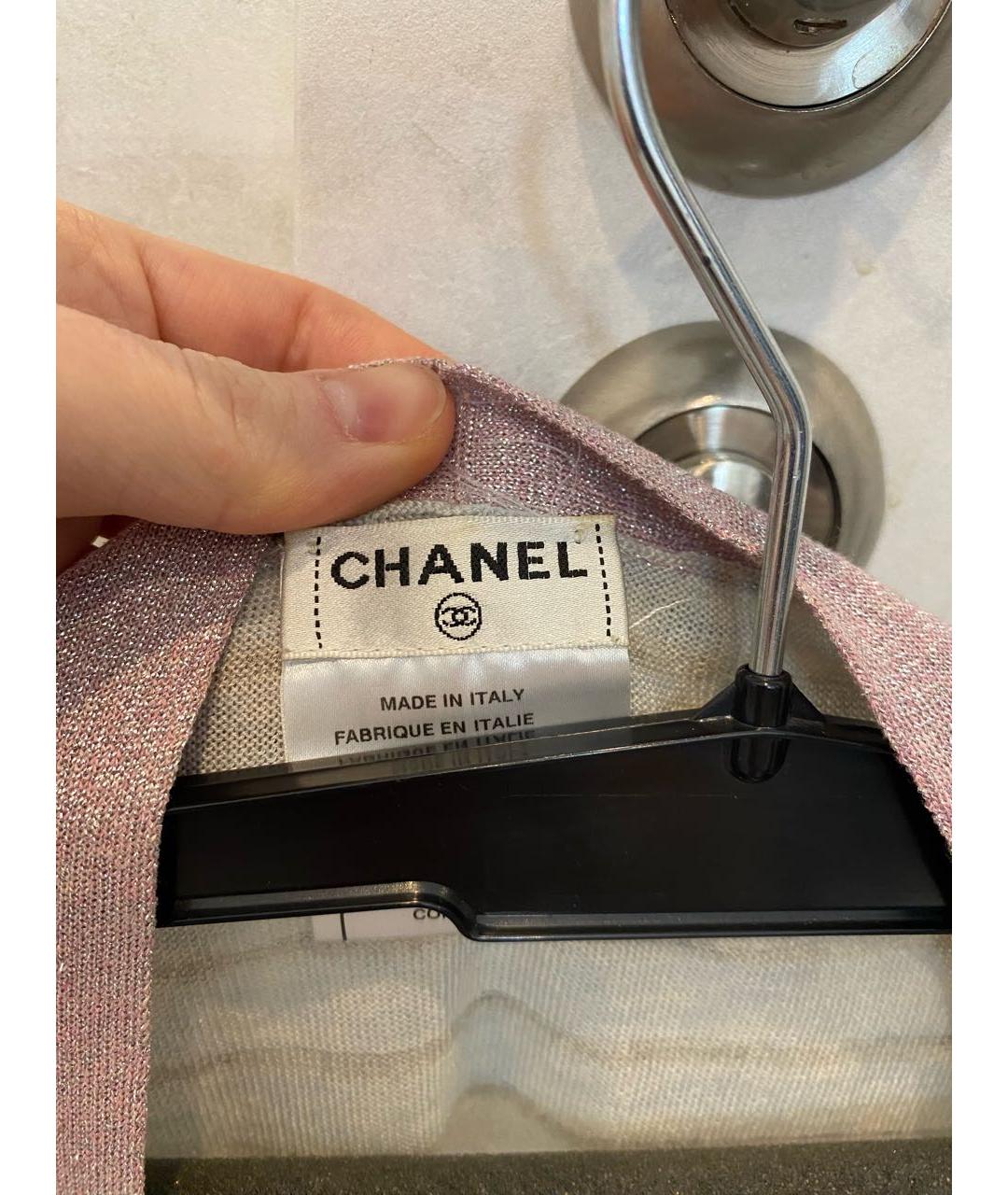 CHANEL Мульти кашемировый кардиган, фото 4