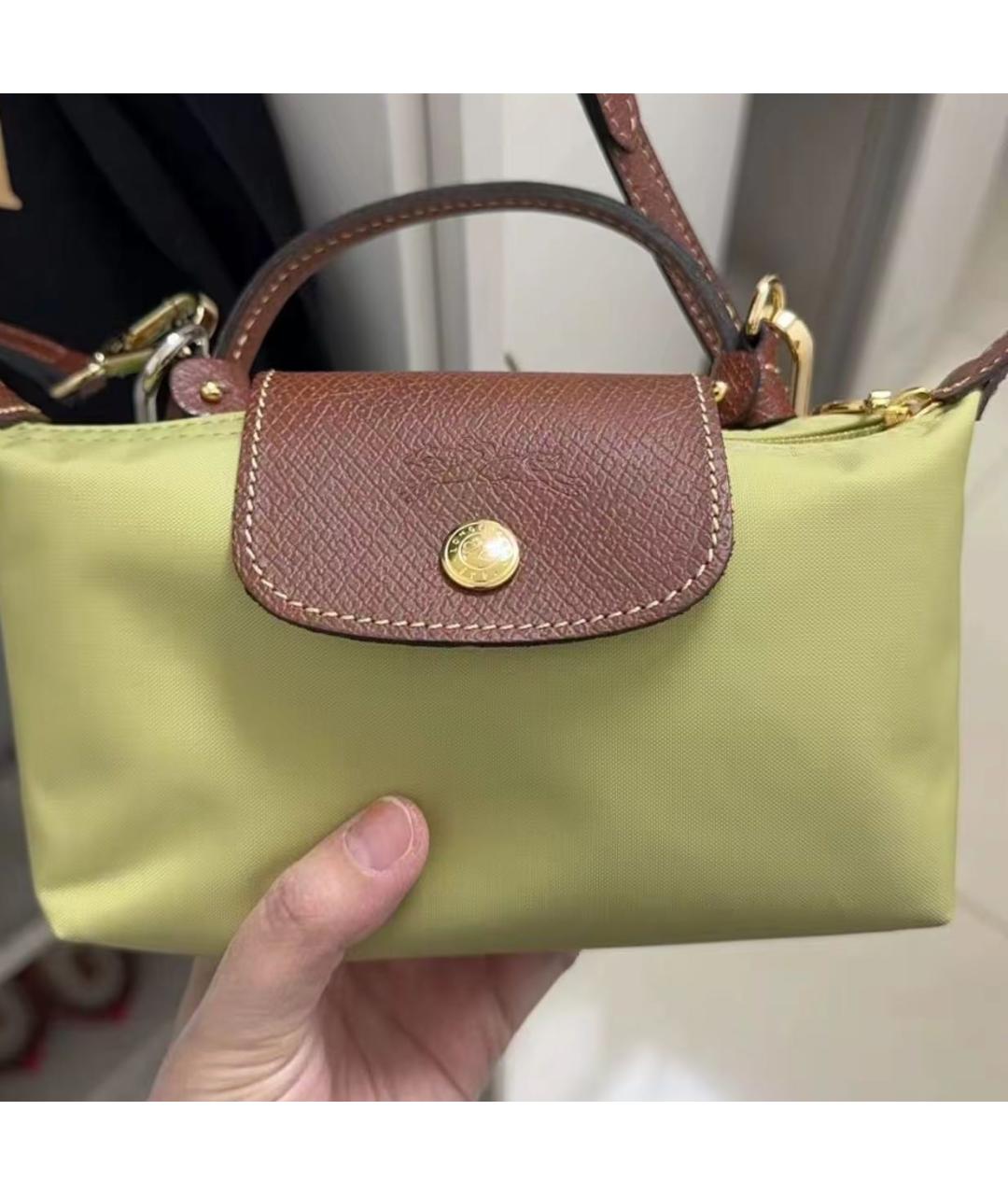 LONGCHAMP Желтая сумка с короткими ручками, фото 8