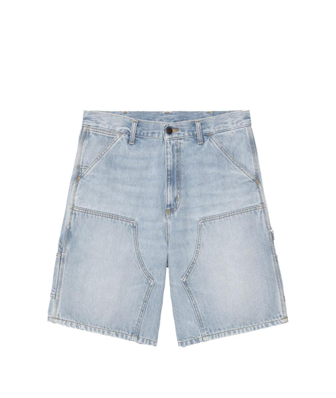 CARHARTT WIP Голубые хлопковые шорты, фото 1