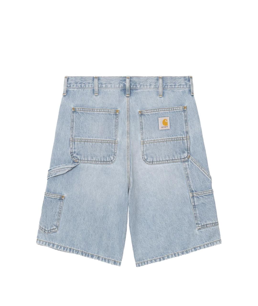 CARHARTT WIP Голубые хлопковые шорты, фото 3