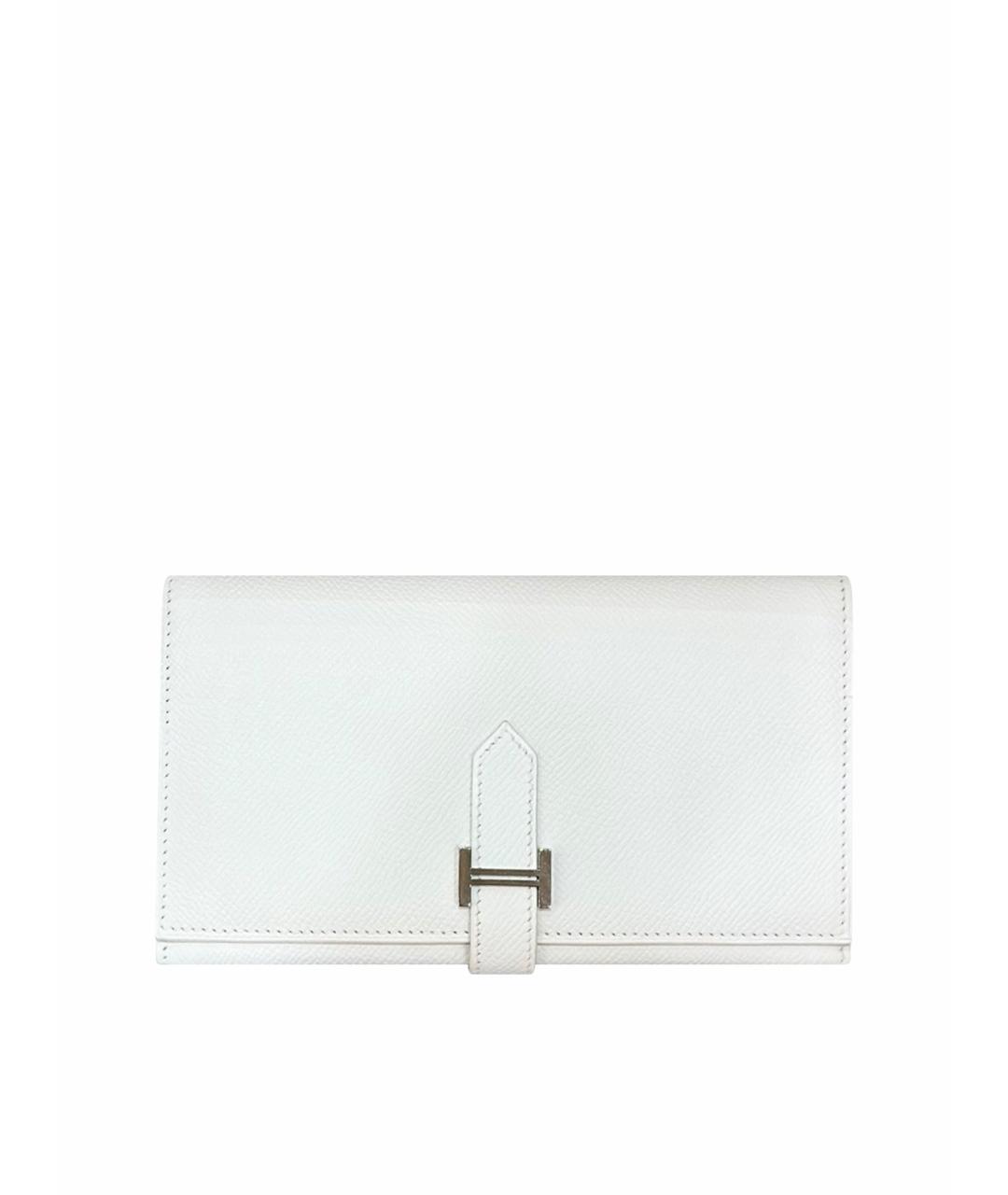 HERMES Белый кошелек, фото 1