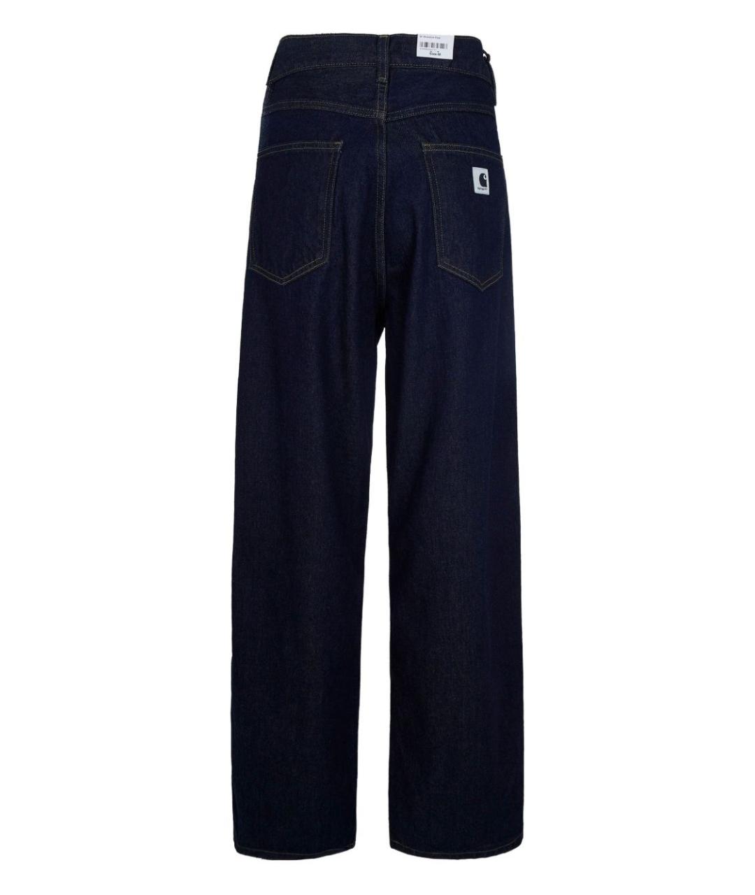 CARHARTT WIP Синие хлопковые прямые джинсы, фото 3