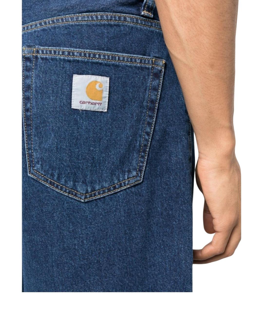 CARHARTT WIP Синие хлопковые шорты, фото 3