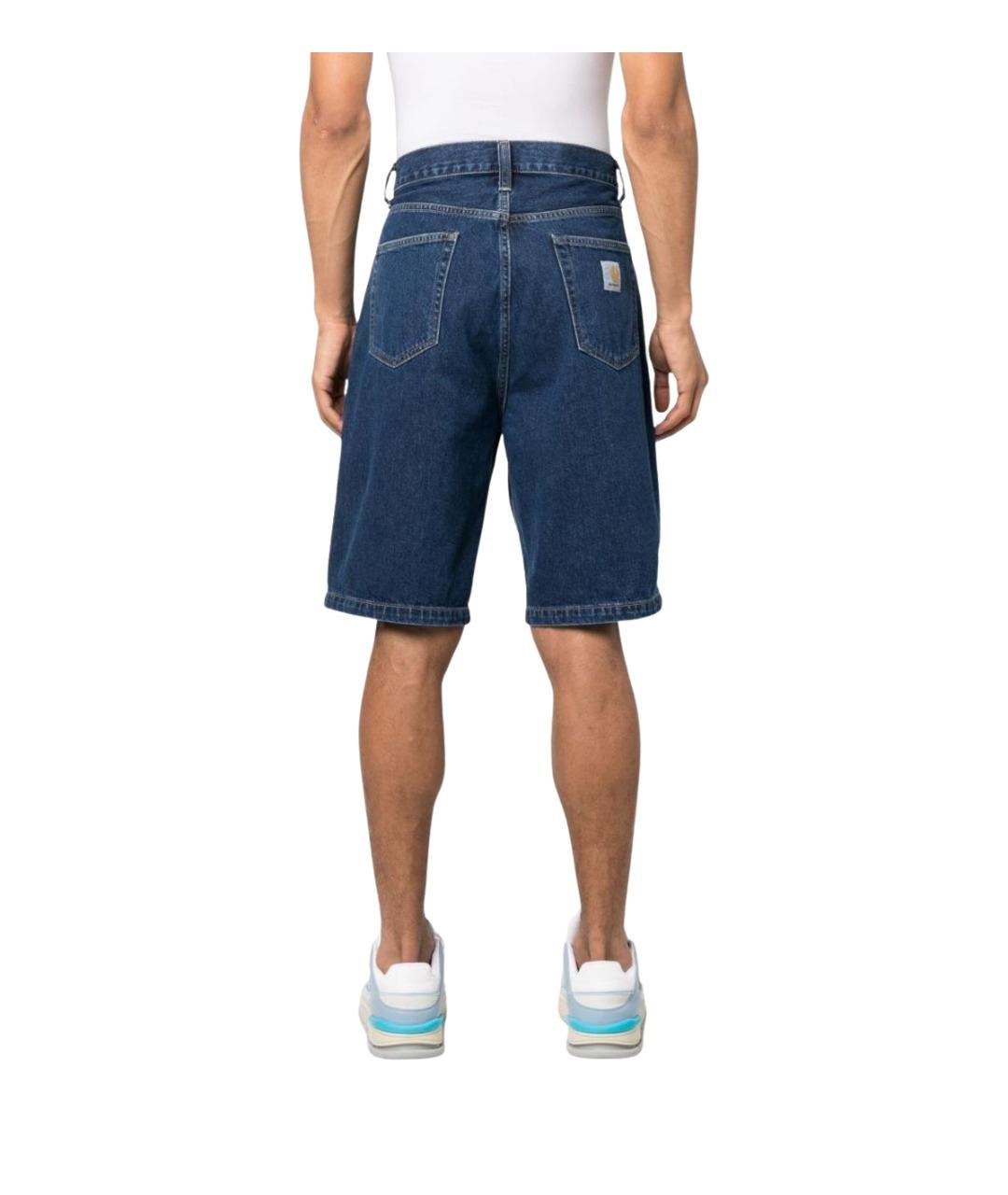 CARHARTT WIP Синие хлопковые шорты, фото 5
