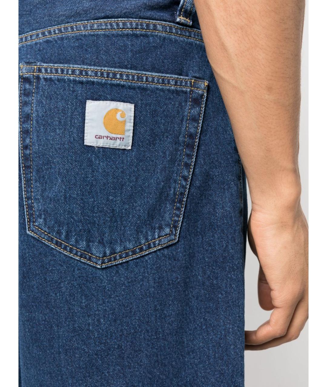 CARHARTT WIP Синие хлопковые шорты, фото 2