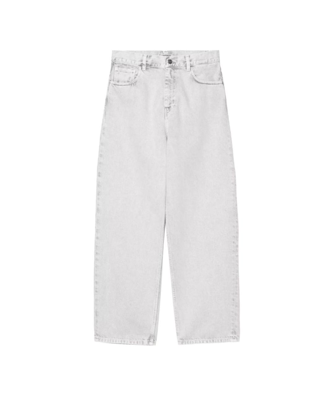 CARHARTT WIP Серые хлопковые прямые джинсы, фото 1