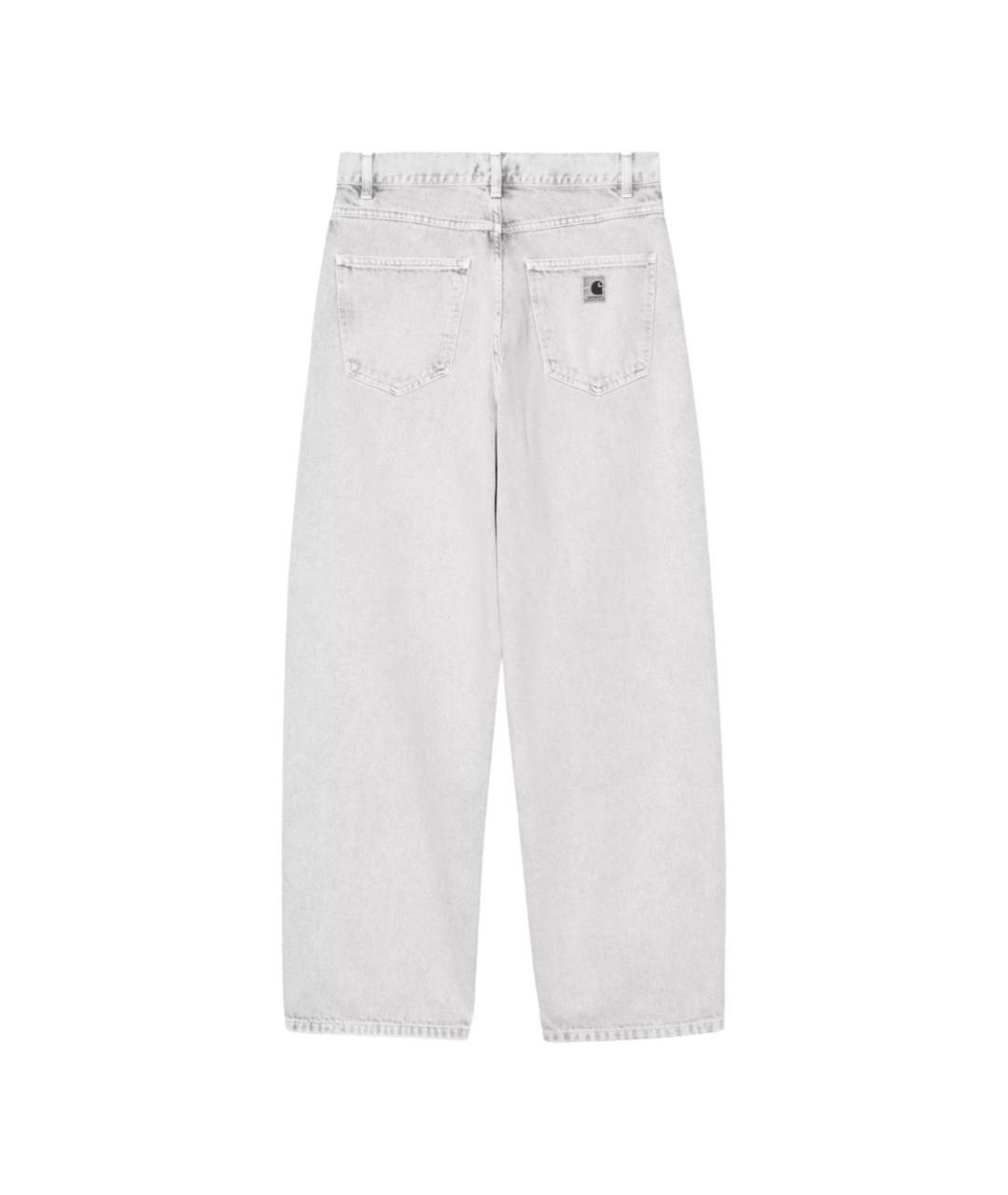 CARHARTT WIP Серые хлопковые прямые джинсы, фото 2