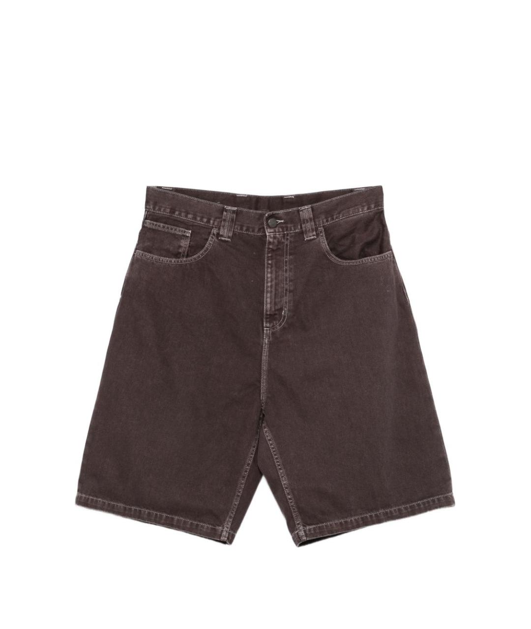 CARHARTT WIP Коричневые хлопковые шорты, фото 1
