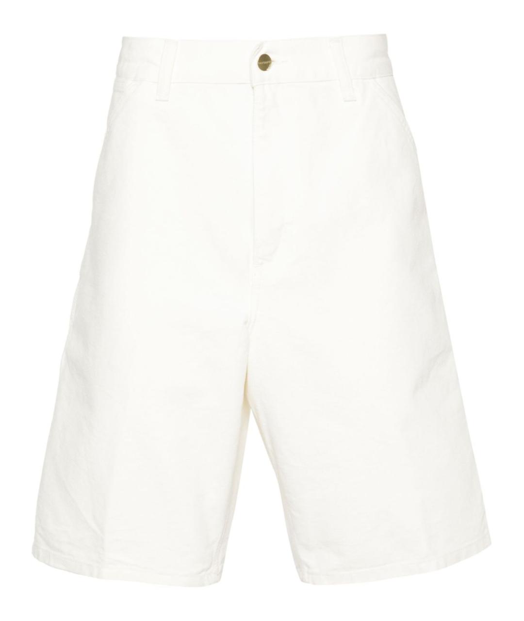 CARHARTT WIP Белые хлопковые шорты, фото 1