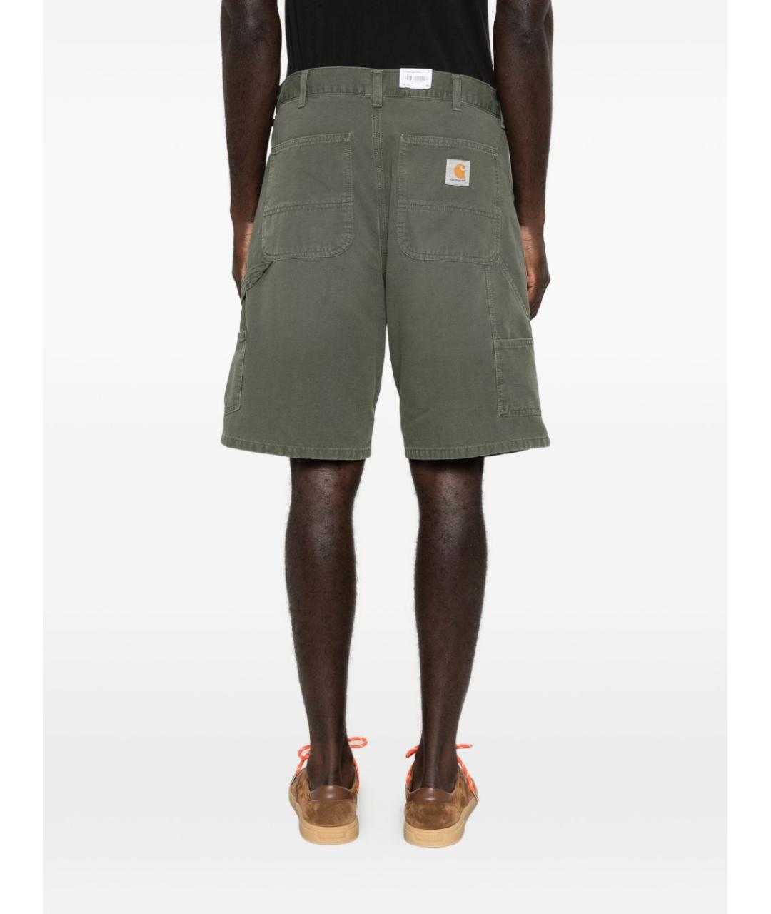 CARHARTT WIP Зеленые хлопковые шорты, фото 4