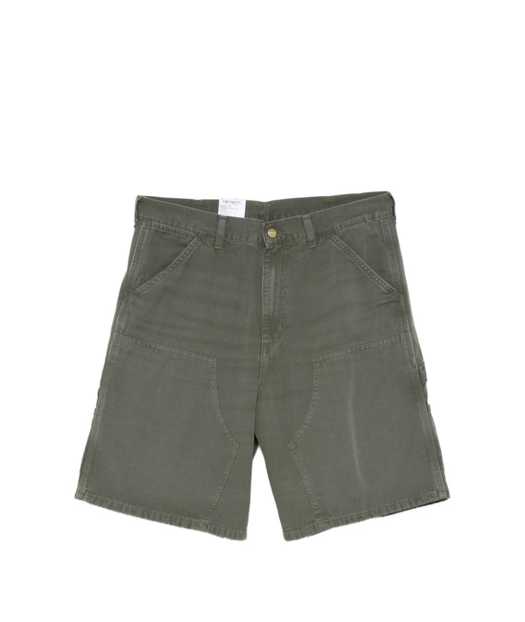 CARHARTT WIP Зеленые хлопковые шорты, фото 1