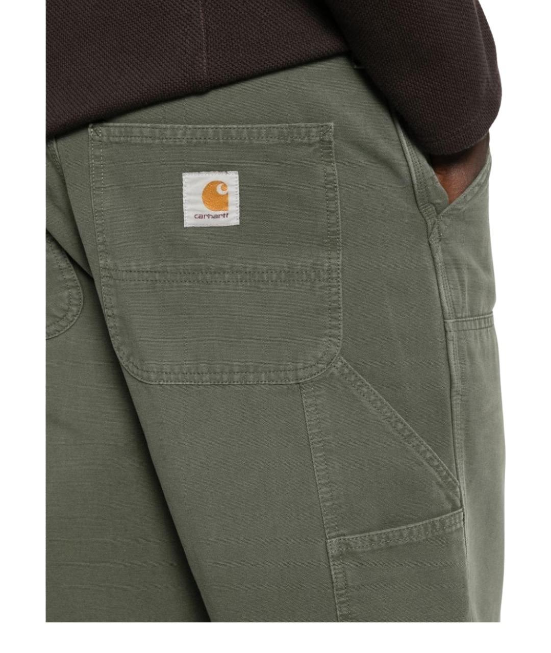 CARHARTT WIP Зеленые хлопковые шорты, фото 5