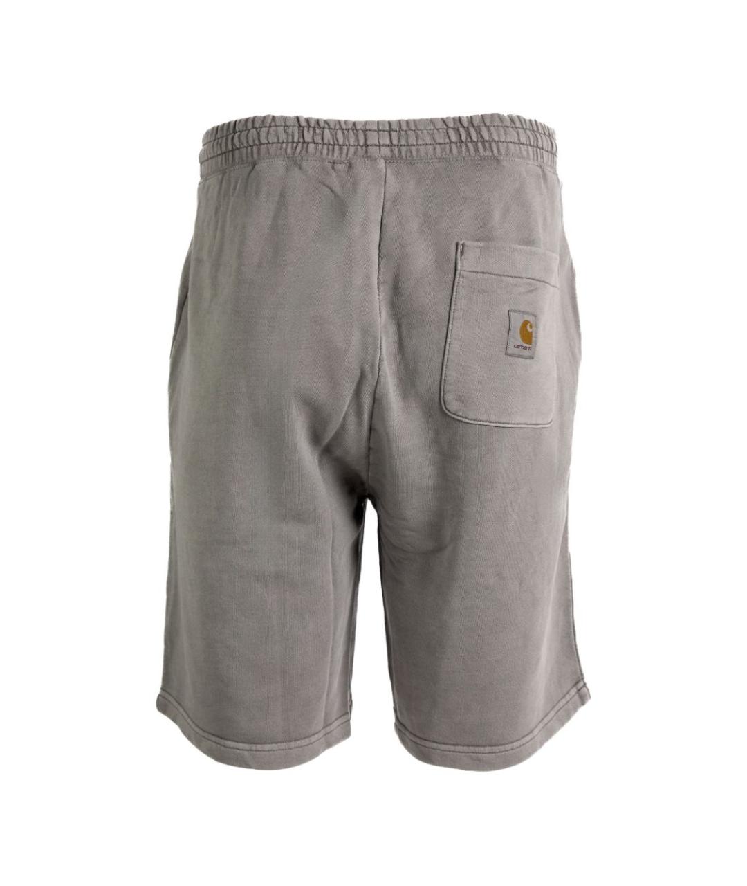 CARHARTT WIP Серые хлопковые шорты, фото 2