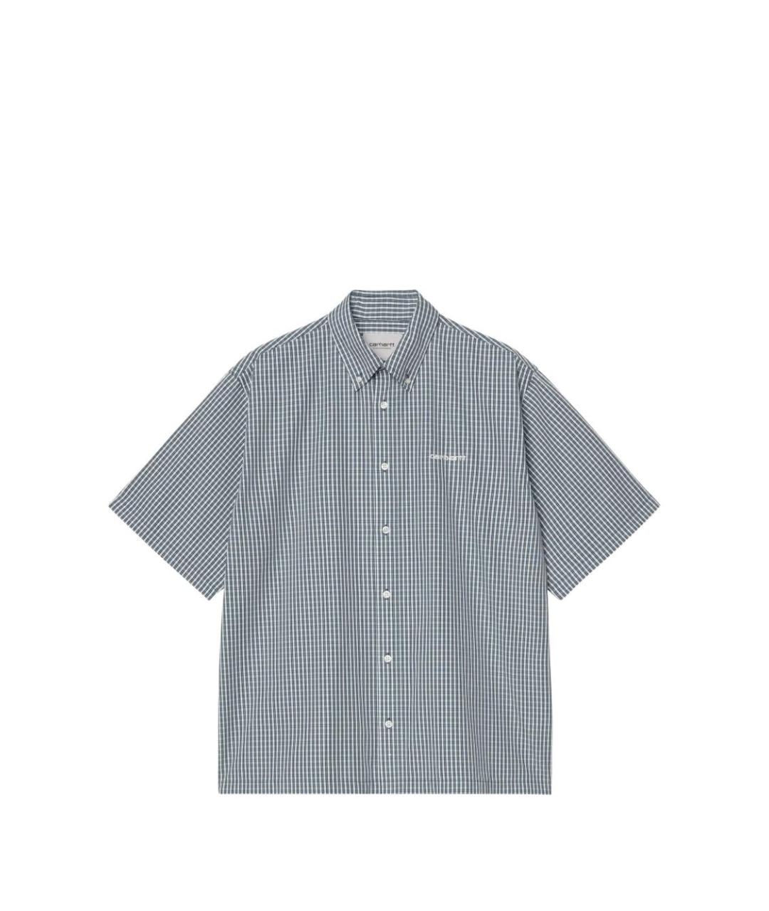 CARHARTT WIP Синяя хлопковая кэжуал рубашка, фото 1