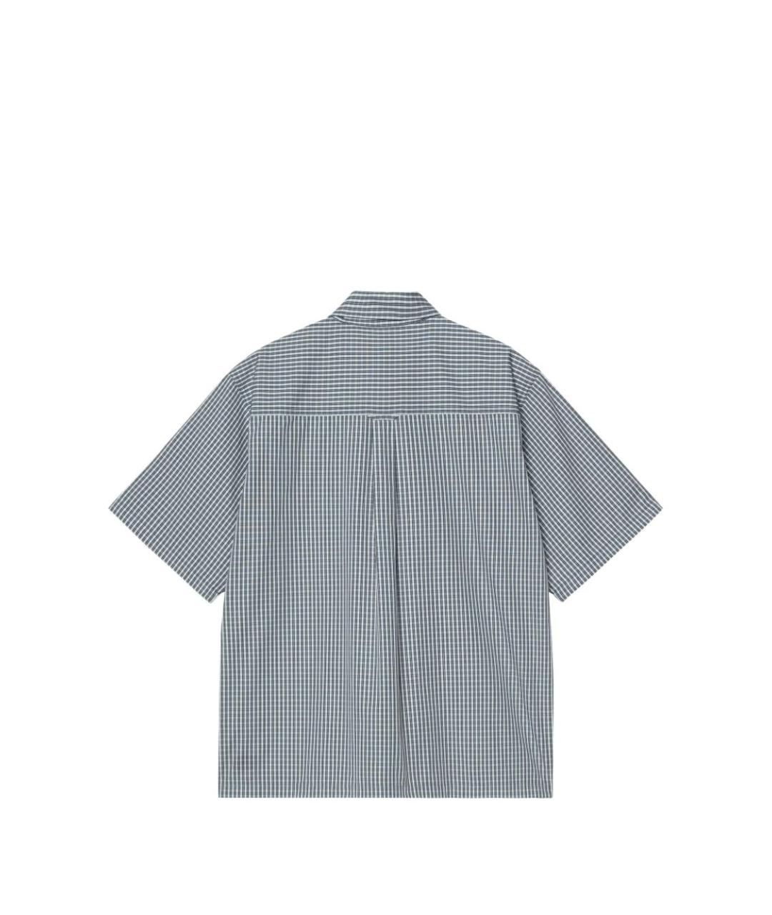 CARHARTT WIP Синяя хлопковая кэжуал рубашка, фото 2