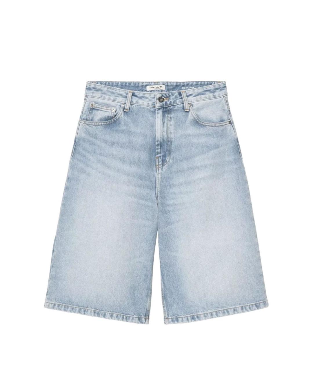 CARHARTT WIP Голубые хлопковые шорты, фото 1