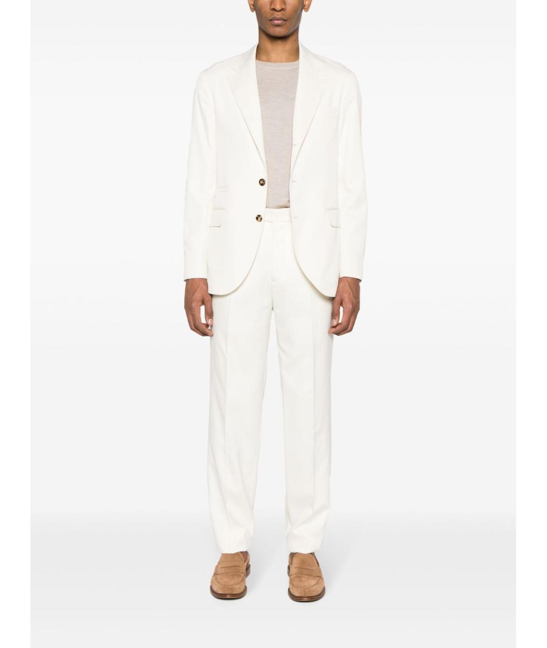 BRUNELLO CUCINELLI Бежевый кашемировый джемпер / свитер, фото 5