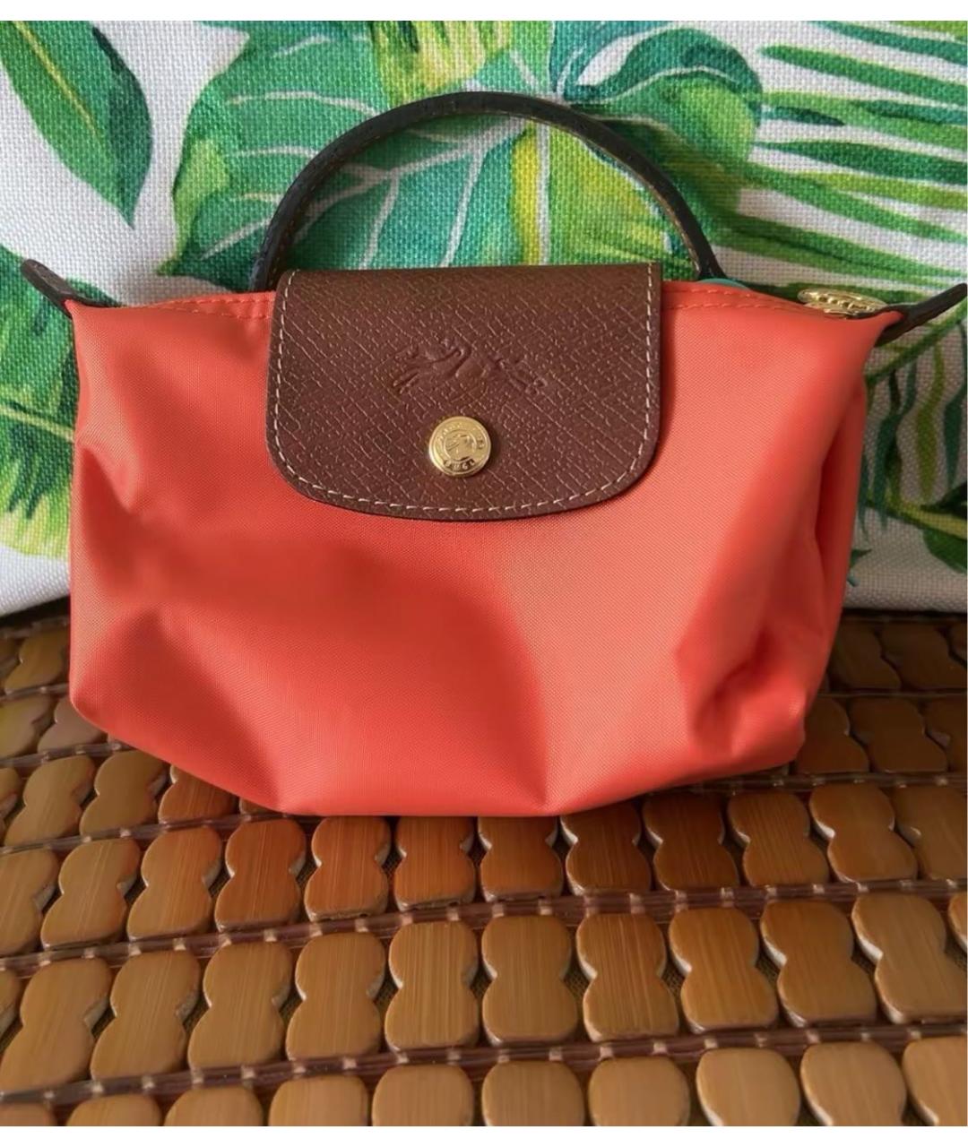 LONGCHAMP Красная сумка с короткими ручками, фото 5