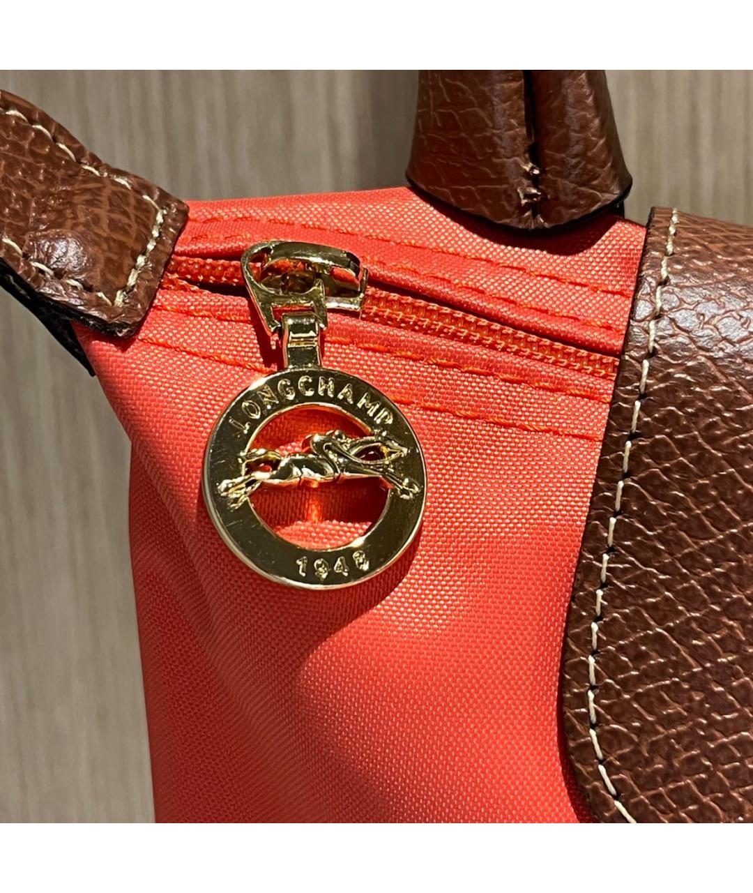 LONGCHAMP Красная сумка с короткими ручками, фото 7