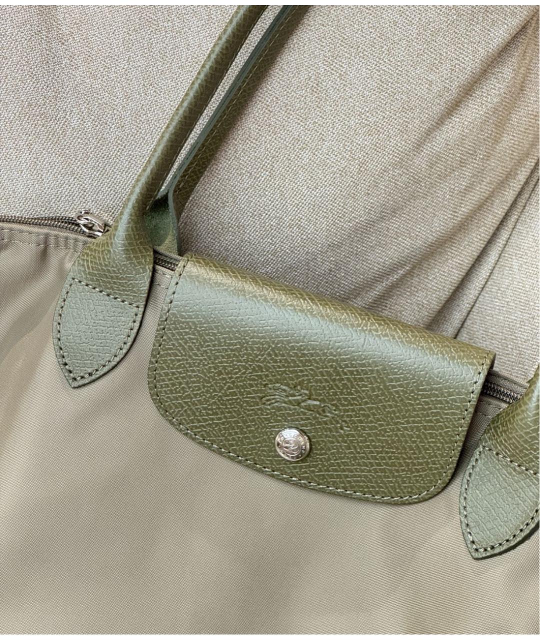 LONGCHAMP Хаки сумка тоут, фото 7