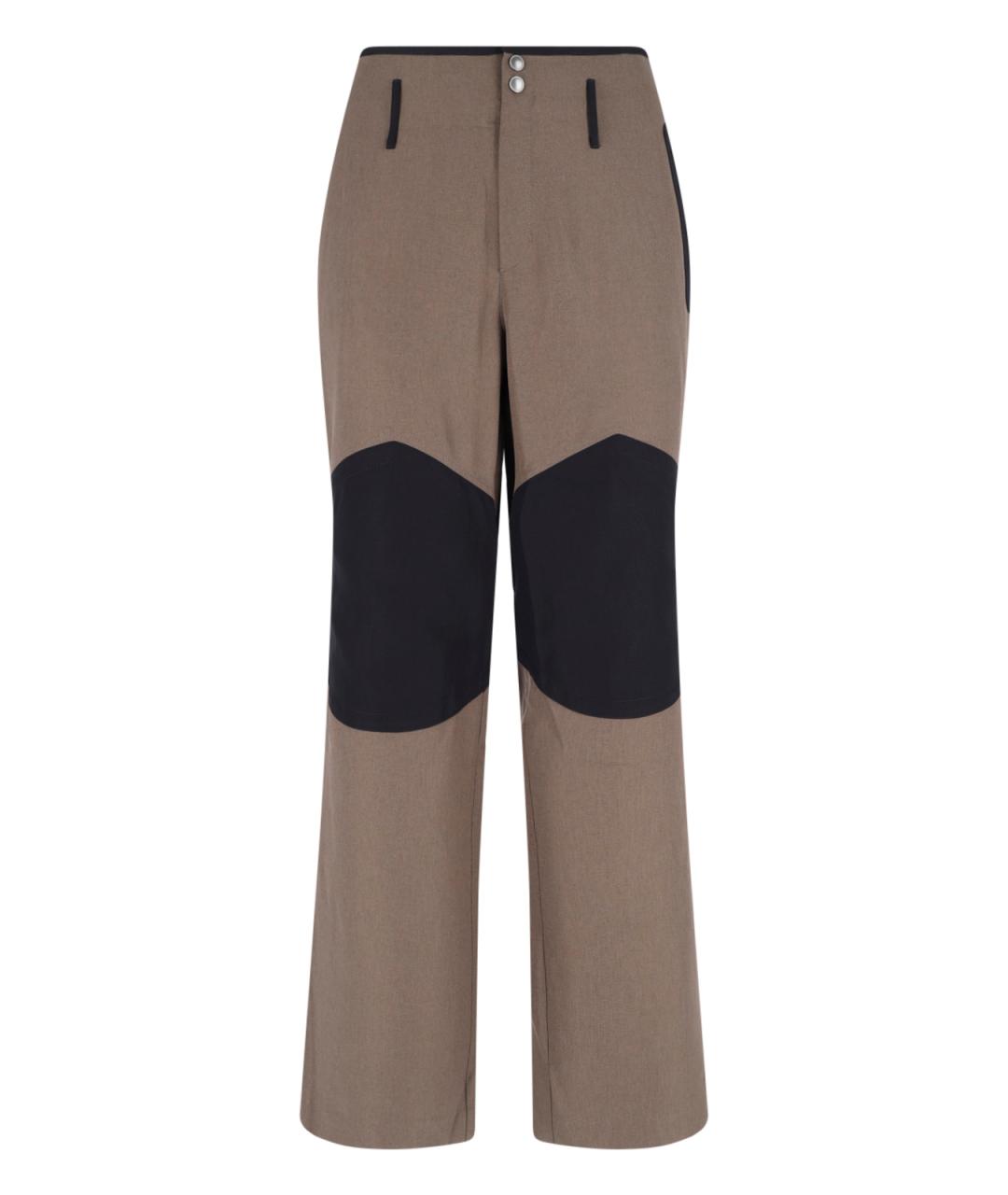 KIKO KOSTADINOV Серые полиэстеровые повседневные брюки, фото 1