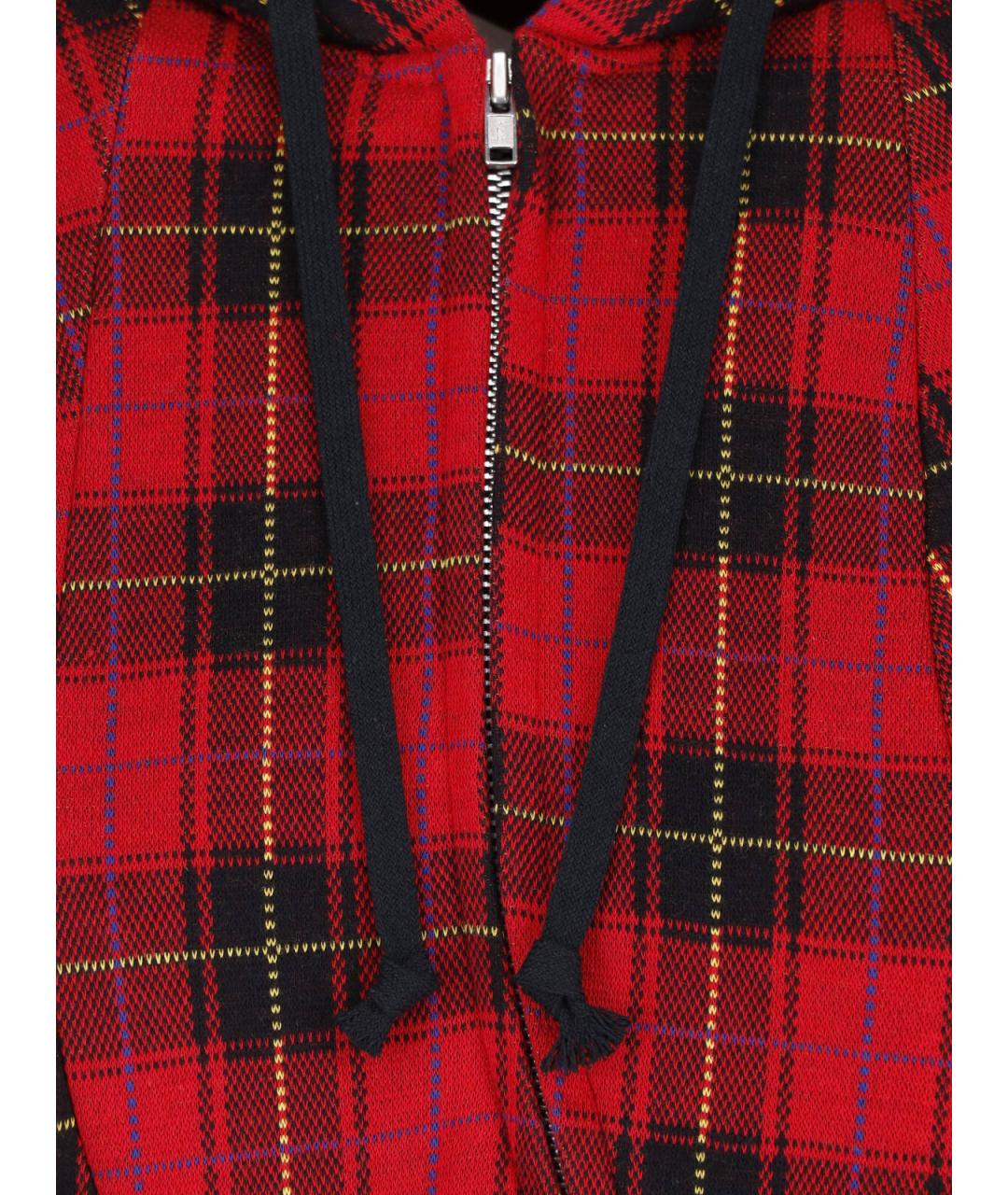 COMME DES GARÇONS Красное хлопковое повседневное платье, фото 4