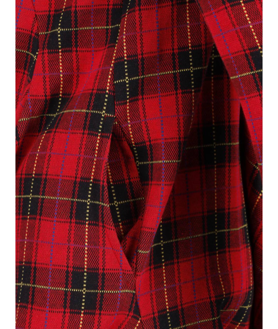 COMME DES GARÇONS Красное хлопковое повседневное платье, фото 3