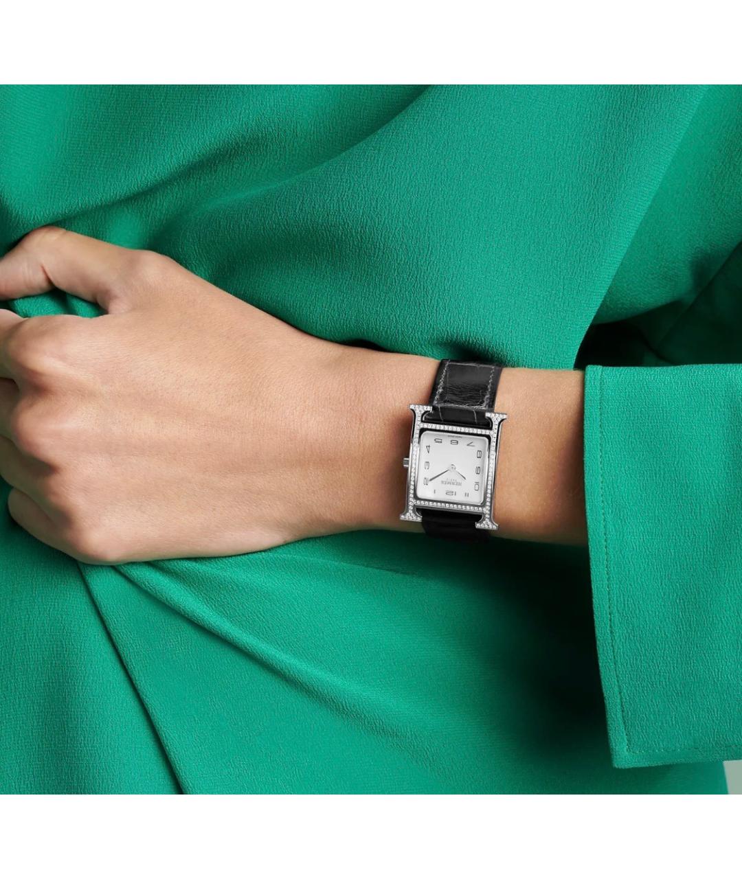 HERMES Белые часы из белого золота, фото 5